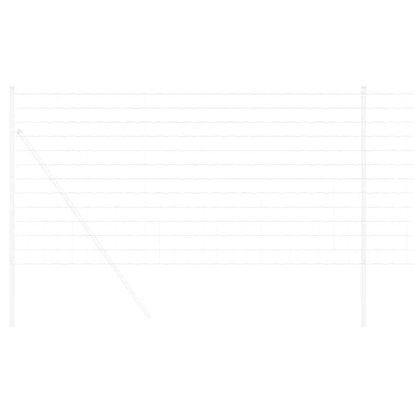 vidaXL Eurogärdsel Silver 1.6 x 10 m Varmförzinkat järn