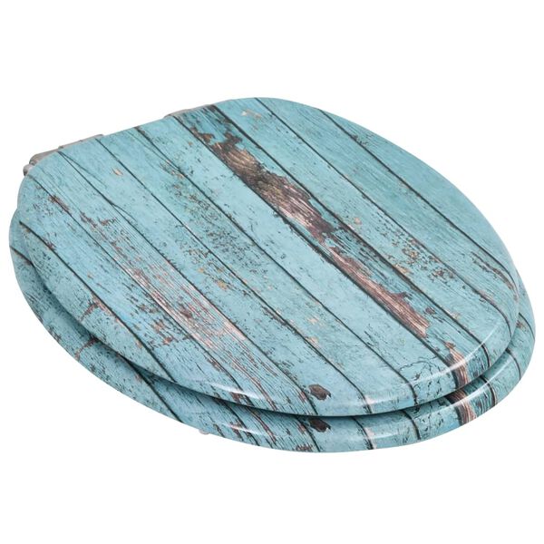 vidaXL Toalettsits med mjuk stängning MDF gammalt trä