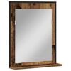 vidaXL Spegel Gammalt tr&auml; 50 x 12 x 60 cm Glas och konstruerat tr&auml;
