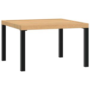vidaXL Tr&auml;dg&aring;rdsbord svart 65x65x40 cm aluminium