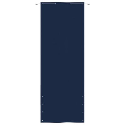 vidaXL Balkongskärm blå 80x240 cm oxfordtyg
