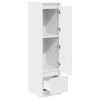 vidaXL Highboard vit 29,5x34x119,5 cm konstruerat tr&auml;
