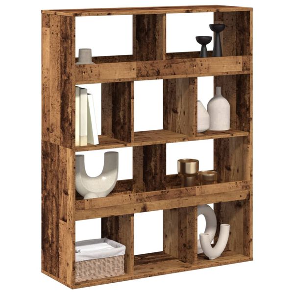 vidaXL Rumsavdelare &aring;ldrat tr&auml; 100x33x125,5 cm konstruerat tr&auml;