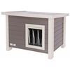Kerbl ECO Katthus Eli 57x45x43cm gr&aring; och vit