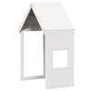 vidaXL Tak till barns&auml;ng vit 55x99x139,5 cm massiv furu