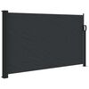 vidaXL Inf&auml;llbar sidomarkis svart 120x600 cm