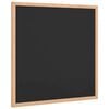 vidaXL Griffeltavla med ram i massiv furu svart 40x40 cm