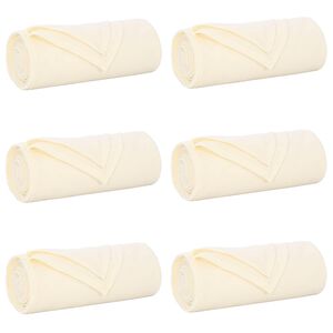 vidaXL Filtar 6 st Gr&auml;ddvit 200 x 150 cm 2.61 kg Fleece