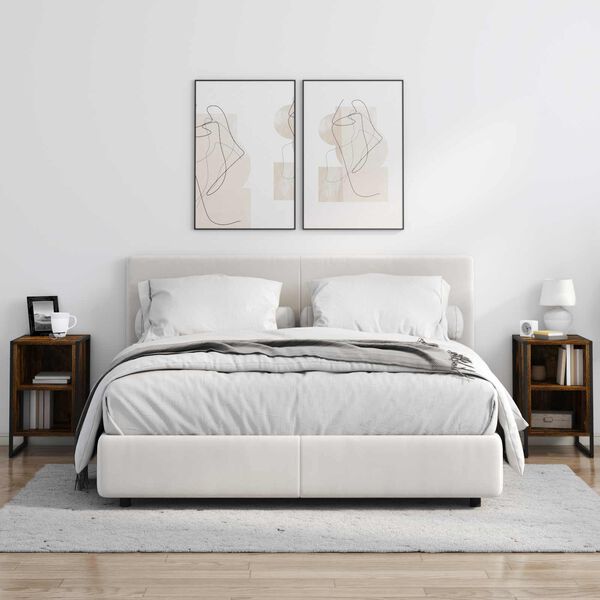 vidaXL S&auml;ngbord R&ouml;kek 39.5 x 30 x 50 cm Konstruerat tr&auml;