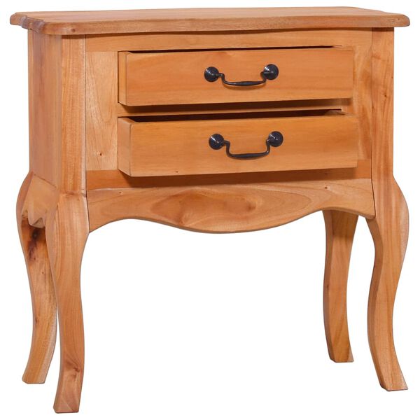 vidaXL Sidobord 60x30x60 cm massiv mahogny