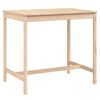vidaXL Tr&auml;dg&aring;rdsbord 121x82,5x110 cm massiv furu