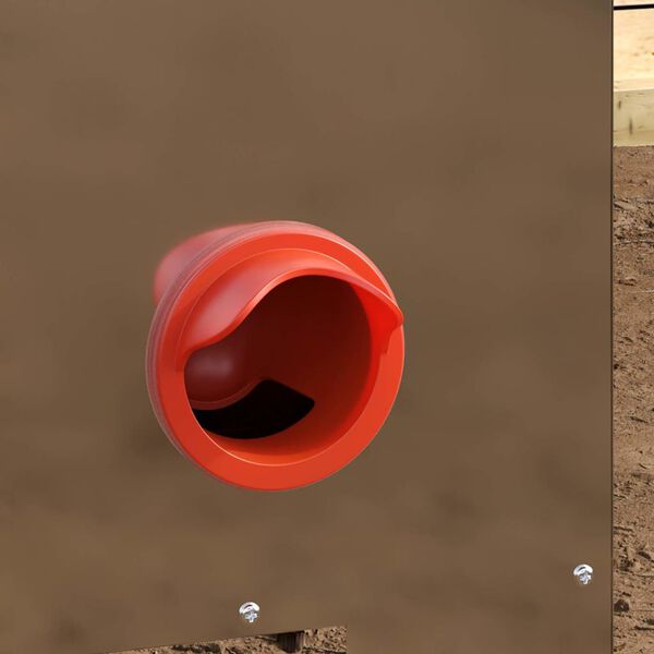 vidaXL H&ouml;nsfodertr&aring;g 2 pcs Silver 40,5 x 25 x 38 cm Galvaniserat St&aring;l