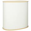 vidaXL M&auml;ssdisk Ljusbrun och Vit 90 x 48 x 93 cm