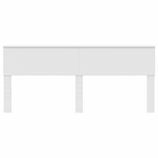 vidaXL Huvudgavel Vit 200 cm Konstruerat tr&auml;