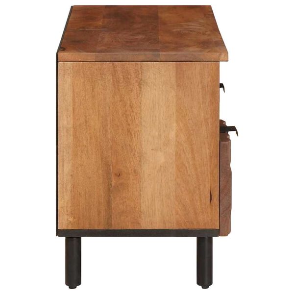 vidaXL TV-sk&aring;p Acacia Brun Finish 100 x 33 x 46 cm Massivt mangotr&auml;