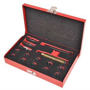 vidaXL Reparationssats f&ouml;r gl&ouml;dstift 15 delar M10 x 1,0 mm