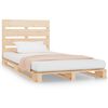 vidaXL S&auml;ngram utan madrass 100x200 cm massiv furu