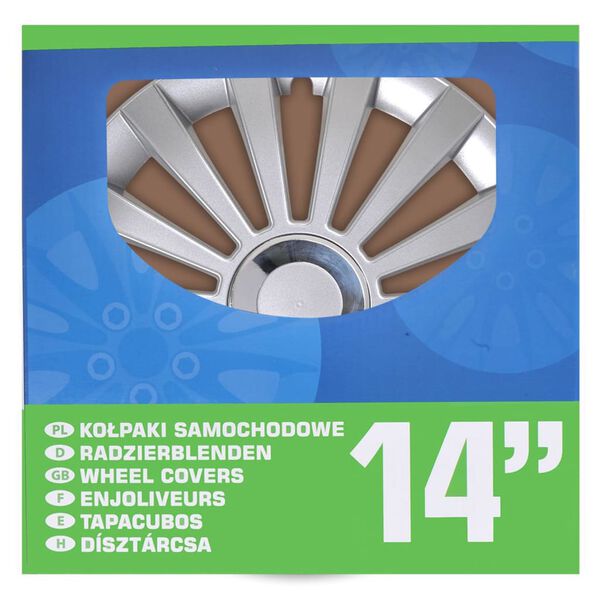 ProPlus Navkapslar Meridian silver 14" 4 st