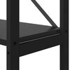 vidaXL Hyllsystem Svart Ek 40 x 30 x 189,5 cm Konstruerat tr&auml;
