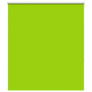 vidaXL Rullgardin m&ouml;rkl&auml;ggning blad gr&ouml;n 125x130 cm tyg bredd 121,6 cm