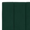 vidaXL Bed Frame without Mattress "Hanko" Dark Green 80x200 cm Velvet