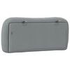 vidaXL Headboard Cushion "Hvar" Light Grey 90 cm Fabric