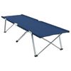 vidaXL F&auml;llbar Camping S&auml;ng 2 pcs Bl&aring; 194 x 62.5 x 42.5 cm