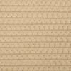 vidaXL Förvaringskorgar 2 st beige och vit Ø24x18 cm bomull