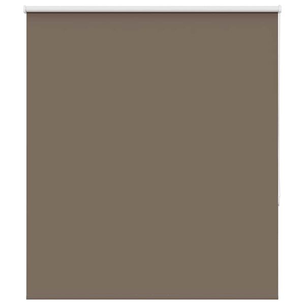 vidaXL M&ouml;rkl&auml;ggningsgardin kaffe 135x130 cm tyg bredd 131,6 cm