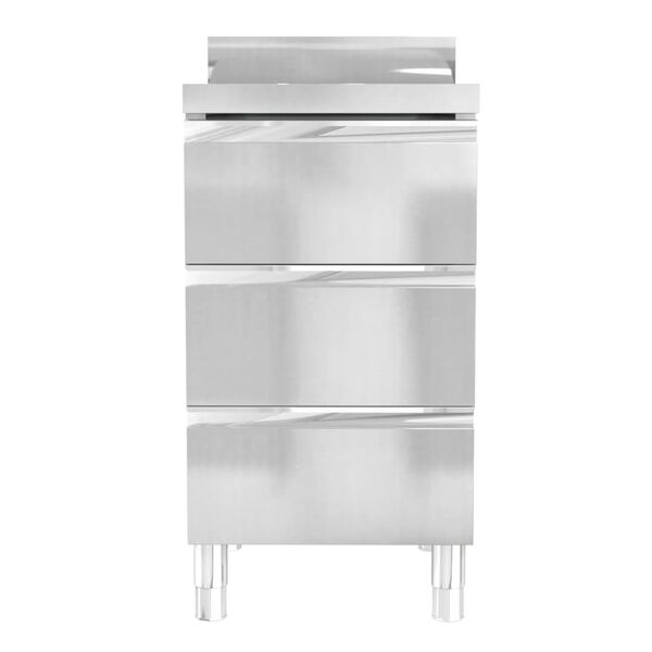vidaXL Kommersiella köksskåp 2 st rostfritt stål