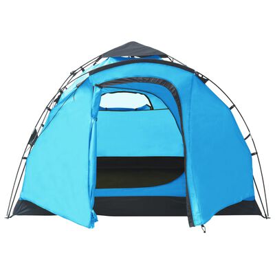 vidaXL Pop-up campingtält 3 personer blå