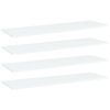 vidaXL Hyllplan 4 st vit 100x30x1,5 cm konstruerat tr&auml;