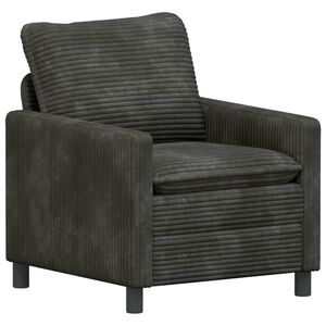 vidaXL Soffa Antracit 76 x 81 x 87,5 cm Polyester