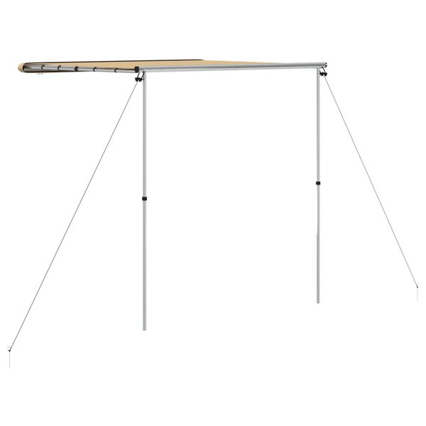 vidaXL Husvagnsmarkis 2,4x2x2,15 m beige