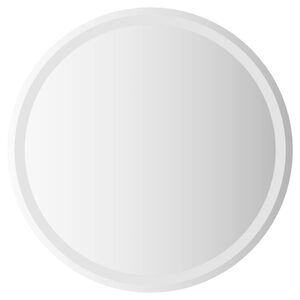 vidaXL LED Badrumsspegel med spegel Transparent &Oslash; 70 cm h&auml;rdat glas