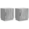 vidaXL S&auml;ngbord 2 pcs Gr&aring; Sonoma 43 x 34,5 x 47 cm Konstruerat tr&auml;