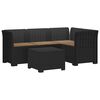 vidaXL 4-sits Tr&auml;dg&aring;rdsoffa med Kuddar Rattan Look PP Antracit