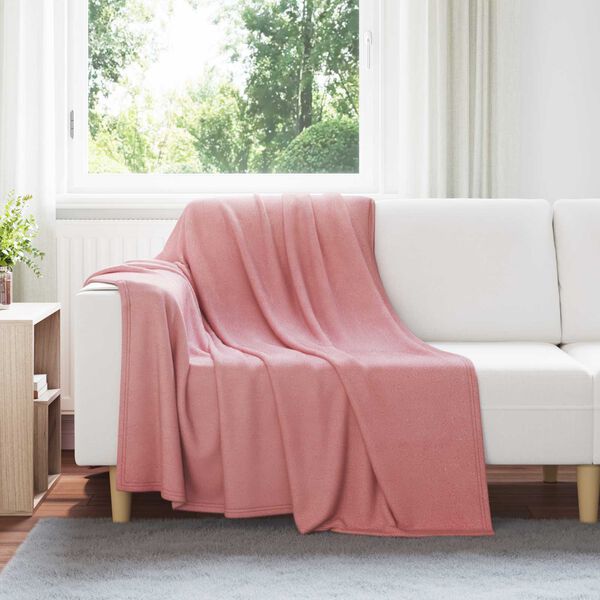 vidaXL Filtar 24 pcs Rosa 200 x 150 cm Fleece