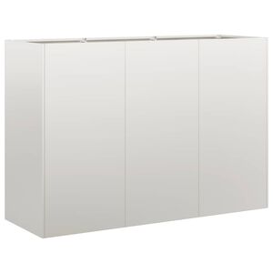 vidaXL Planteringsk&auml;rl 120x40x80 cm rostfritt st&aring;l
