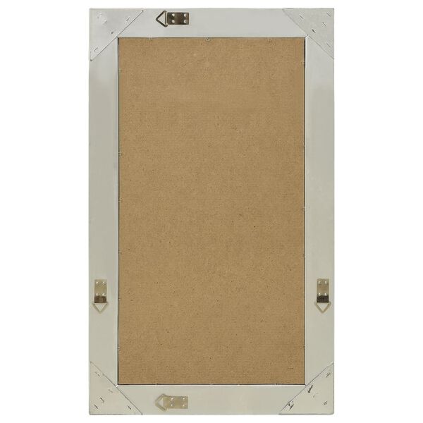 vidaXL Väggspegel barockstil 50x80 cm silver