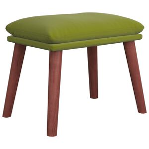 vidaXL Fotpall ljusgr&ouml;n 45x29,5x35 cm sammet