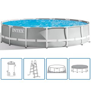 Intex Pool med tillbeh&ouml;r Prism Frame 457x107 cm 26724GN