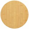 vidaXL Bordsskiva &Oslash;50x4 cm bambu