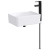 vidaXL Tv&auml;ttst&auml;ll f&ouml;r badrum Matte Svart 40,5 x 30,5 x 13 cm Metall