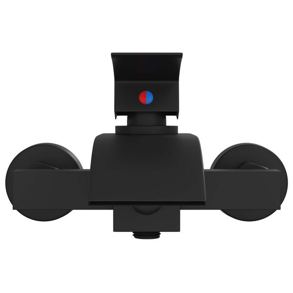 vidaXL Duschblandare Svart G 1 / 2 tum