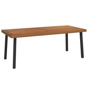 vidaXL Tr&auml;dg&aring;rdsbord 200x100x75 massivt akaciatr&auml;