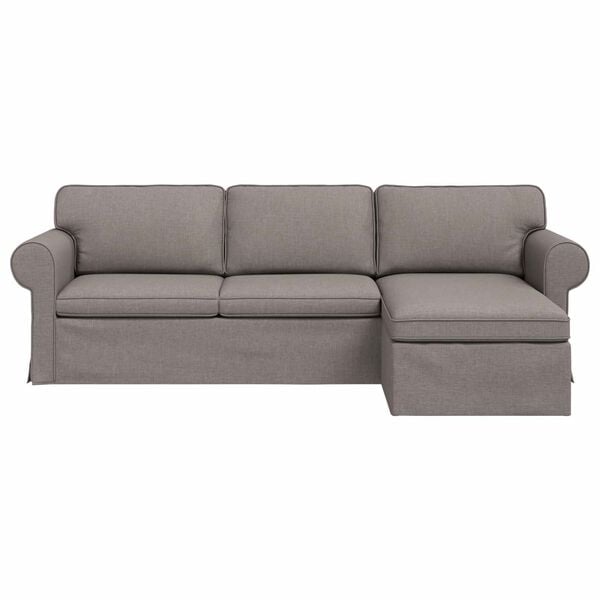 vidaXL Soffa Taupe