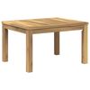 vidaXL Kaffeebord LAREN Vit tv&auml;tt 49 x 60,5 x 36 cm Massivt Akaciatr&auml;