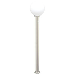 vidaXL Pollare med sensor 120 cm rostfritt st&aring;l IP44
