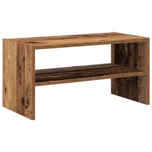 vidaXL Skohylla stapelbar &aring;ldrat tr&auml; 60x30x30,5 cm